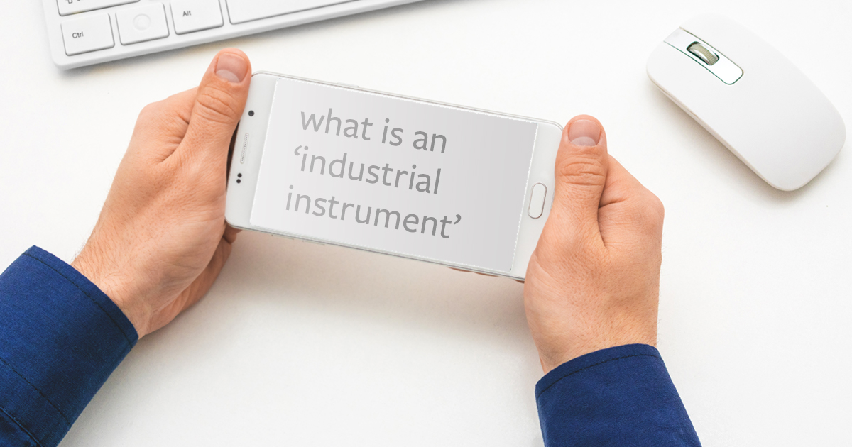 What are industrial instruments?