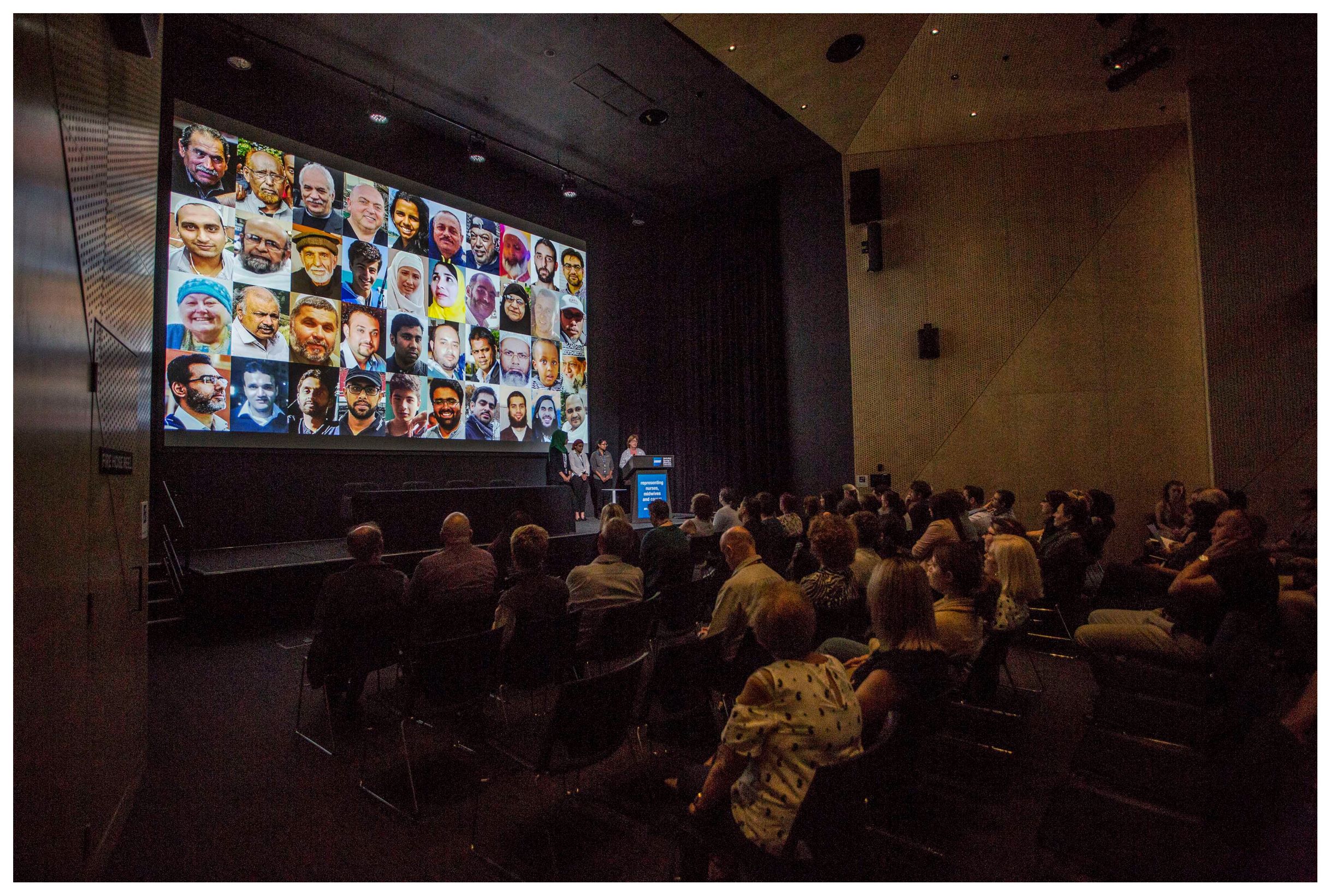 ANMF held a service for the the victims of the Christchurch attacks. Photo Meredith O’Shea