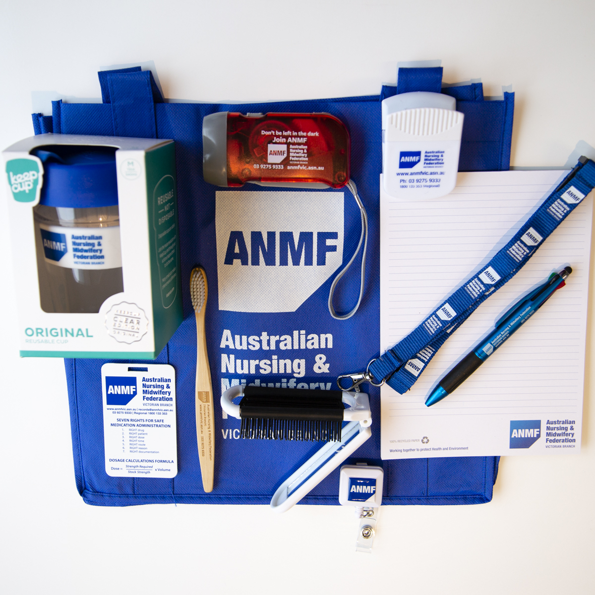 Gift pack for EN student study day attendees