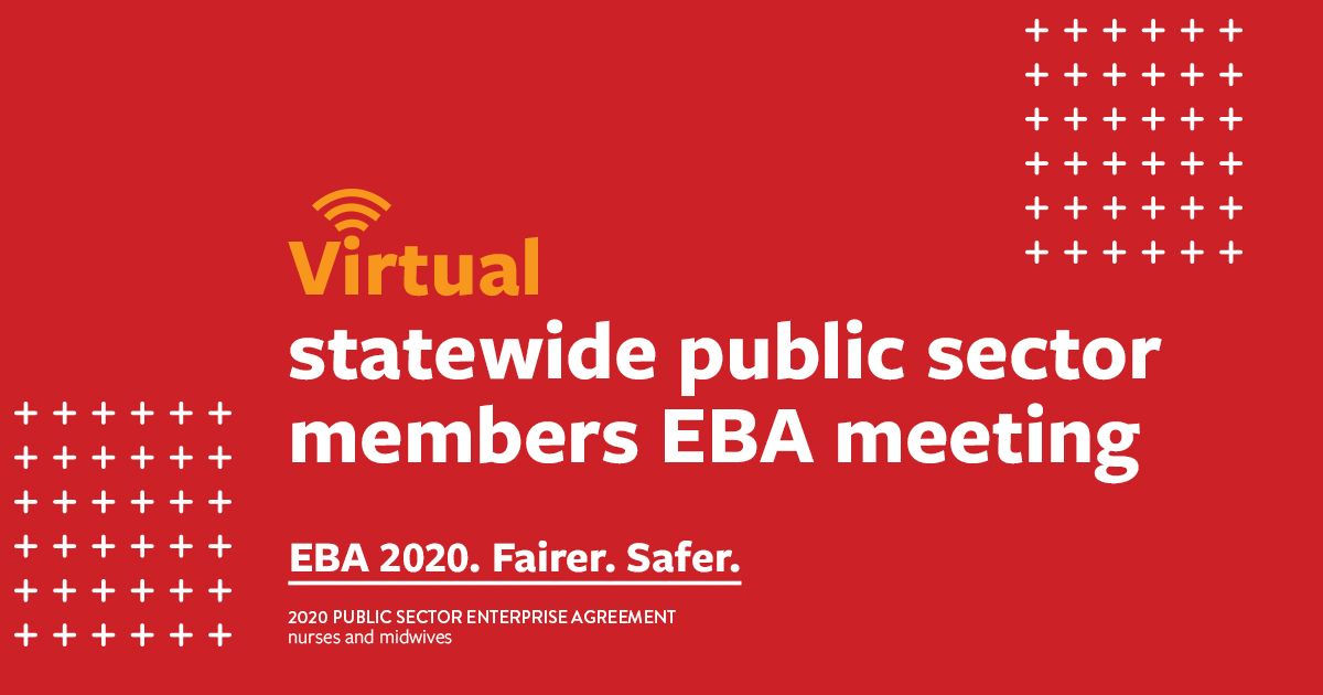 Virtual statewide public sector members meeting