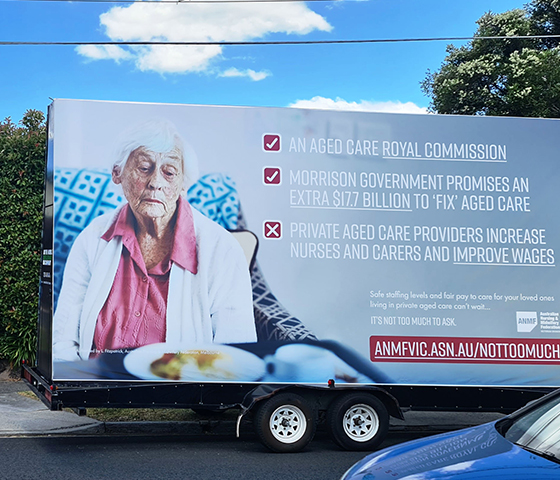 Aged care billboard campaign rolls out