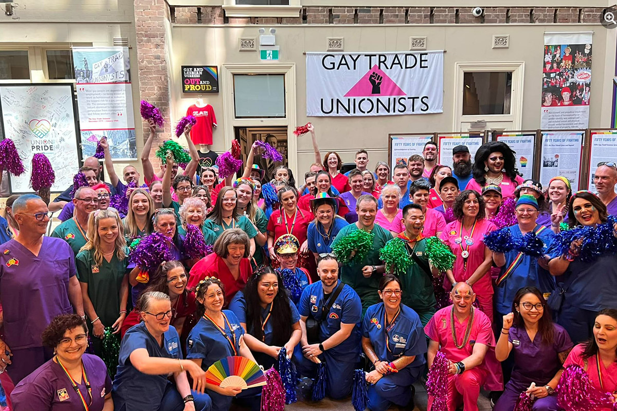 ANMF (Vic Branch) at Mardi Gras