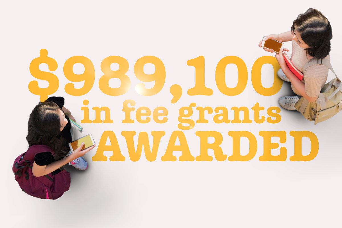 Almost $1 million awarded in course fee grants