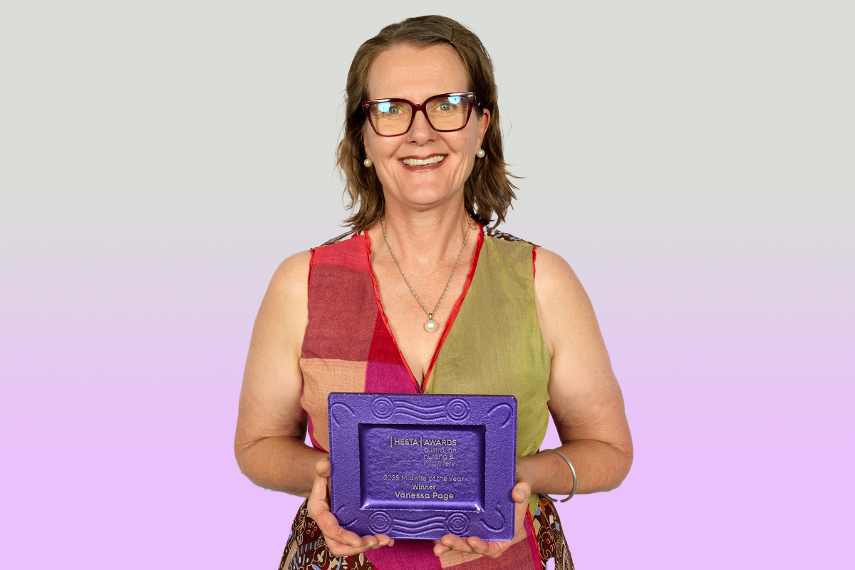 Meet Vanessa Page, the 2025 HESTA Awards Midwife of the Year