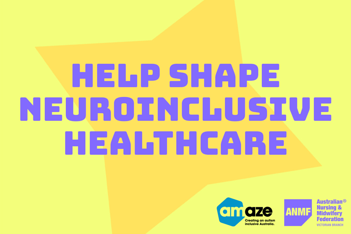 Help shape more inclusive healthcare for Autistic people and their families