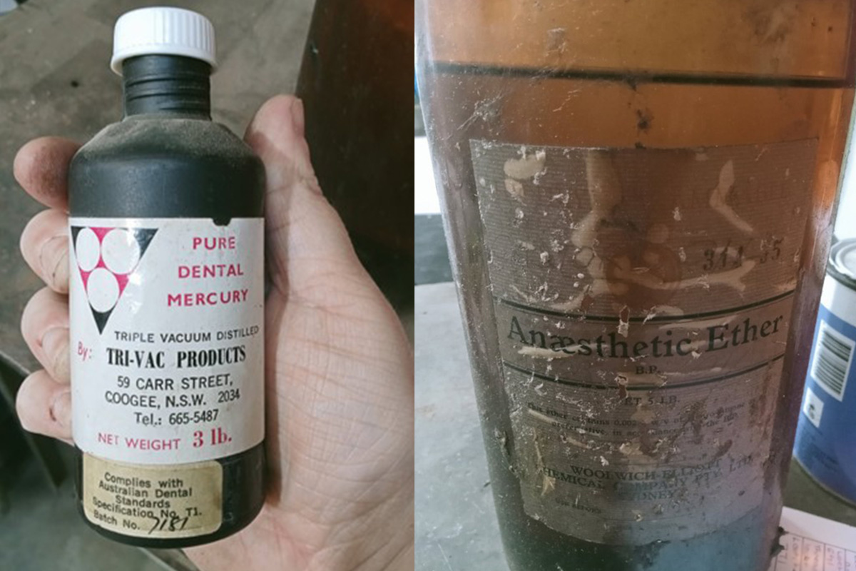 Occupational health and safety: mercury spill at old hospital