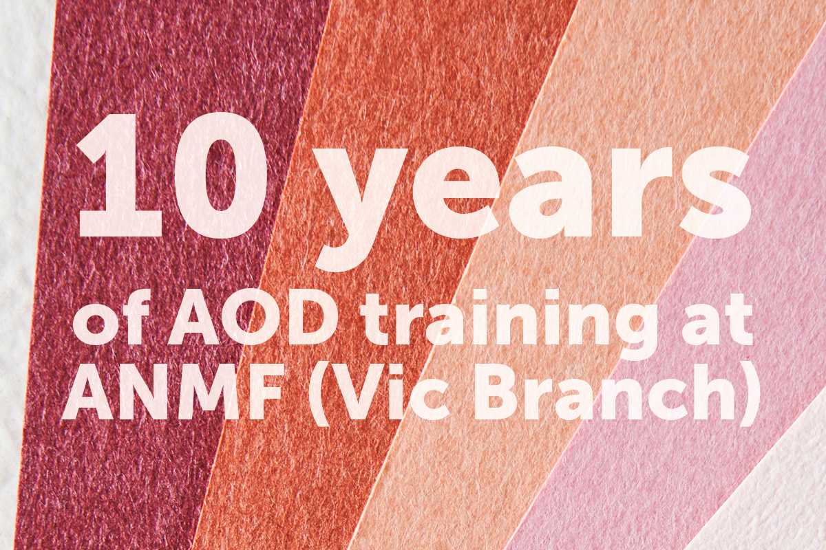 ANMF (Vic Branch) alcohol and other drug training turns 10 years old