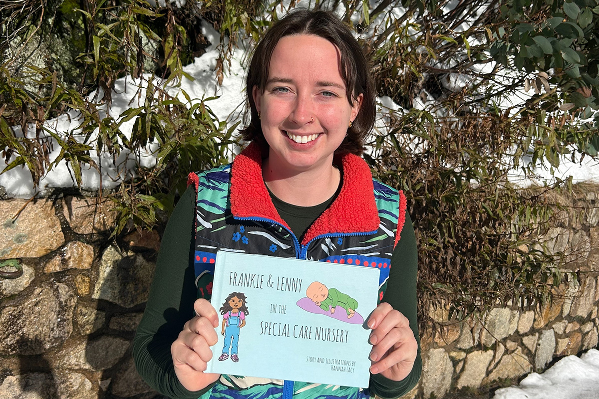 Meet Hannah Lacy, the graduate nurse who published a book for siblings of unwell children: Frankie & Lenny in the Special Care Nursery