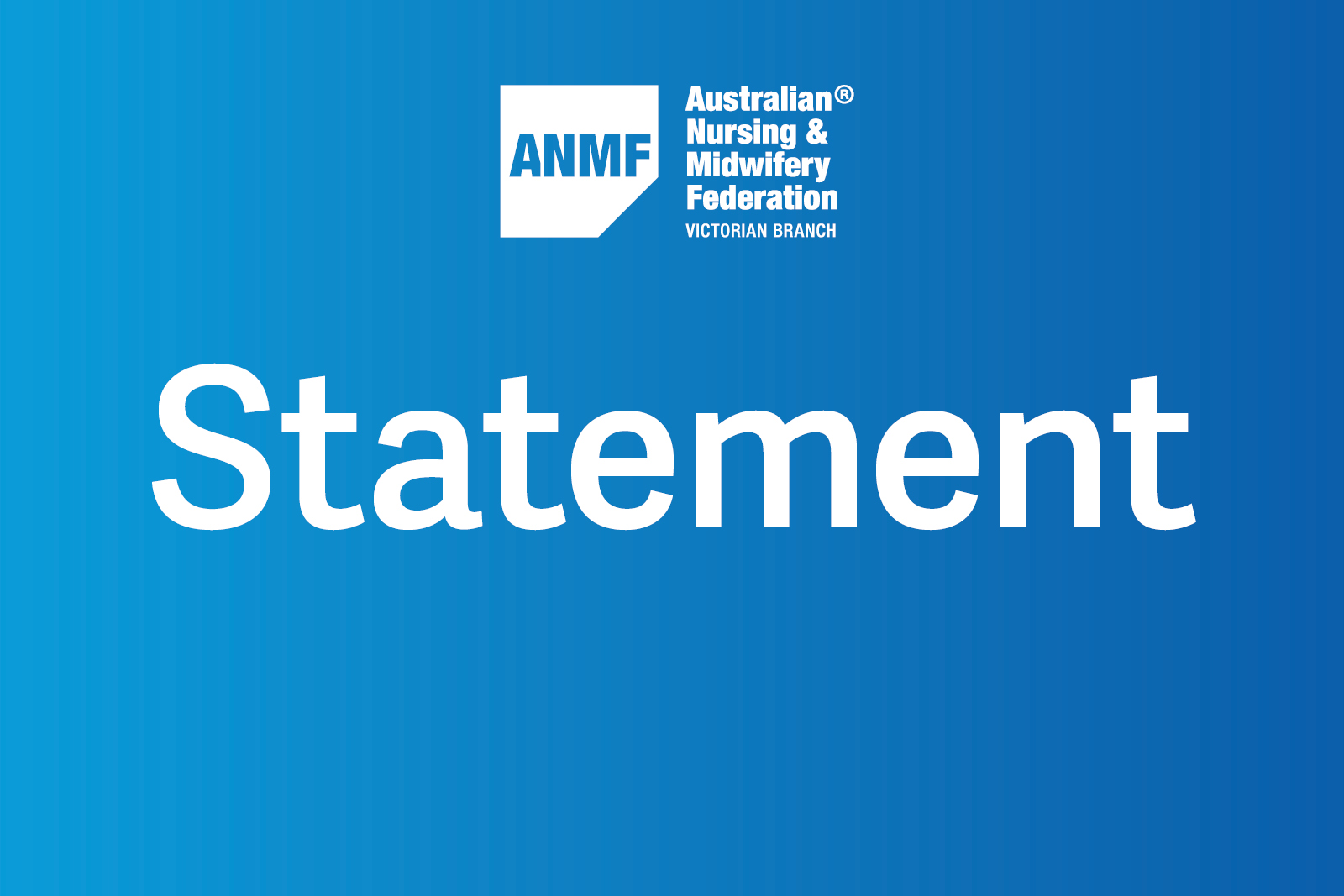 ANMF (Vic Branch) Statement on ANMJ article – apology