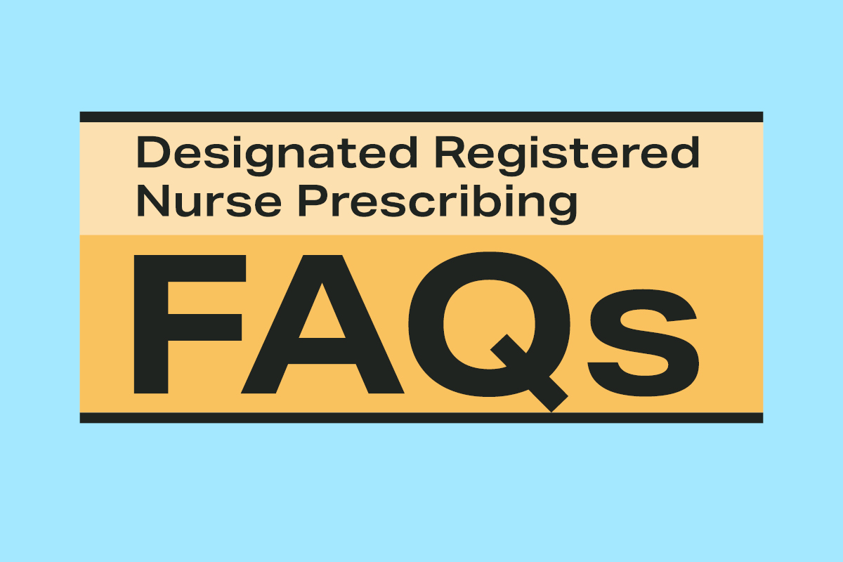 Designated Registered Nurse Prescribing FAQs