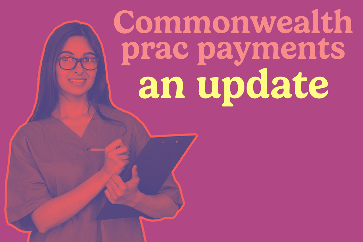 Commonwealth prac payments: an update