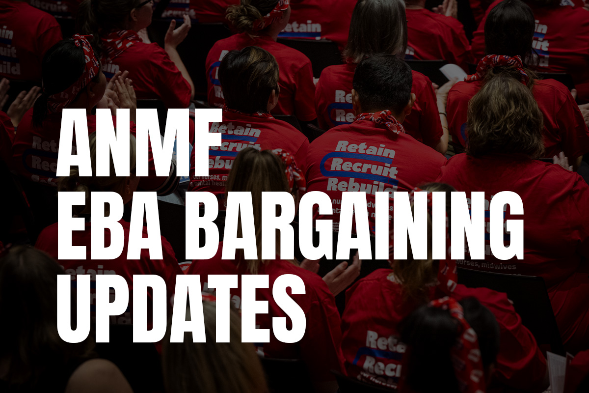 Bargaining updates: school nurses, Lumus Imaging, AHPRA and Lifeblood